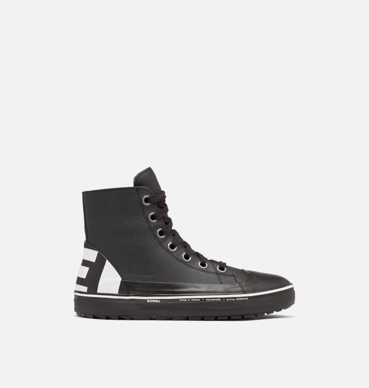 Mens Booties Black - Sorel Cheyanne™ Metro Hi - 259-LJUCXY